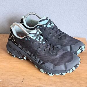 Mammut Sertig II Hiking Shoes Women’s Size 8.5 Gray Blue Train Lightweight